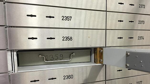 Banken und Sparkassen versichern Schlie&szlig;f&auml;cher nur mit einem Minimalbetrag.