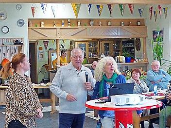 Frau Senft, Manfred Manger, Frau Buresch.