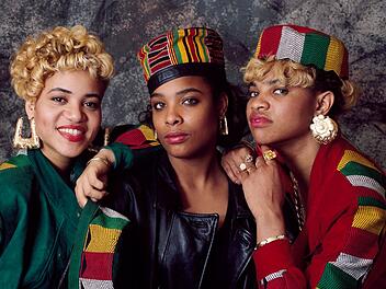 Sie waren die "ersten Ladies des Hip-Hop": Salt 'n' Pepa  mit (von links) Cheryl James ("Salt"), DJ Spinderella alias Deidra Roper und Sandy Denton ("Pepa") hatten in den 90er-Jahren zahlreiche Hits.