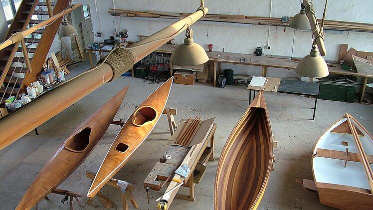 Bootsbau-Workshop auf Usedom in Mecklenburg-Vorpommern beim Skillcation-Urlaub