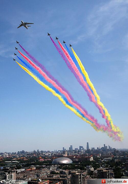 Militärparade in China