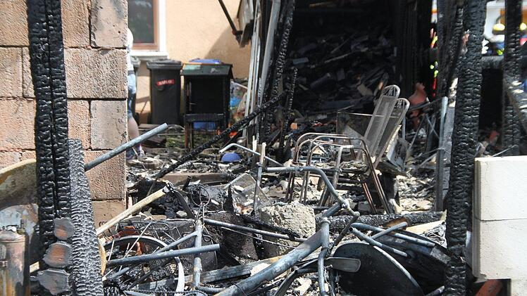 Großbrand in Hutschdorf Foto: Andreas Schmitt