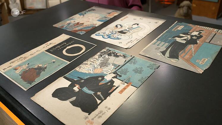 Die f&uuml;nf japanischen Farbholzschnitte aus der Mitte des 19. Jahrhunderts hatten einen Gesamtwert von 400 bis 500 Euro. Wolfgang Pauritsch zahlte 350 Euro.