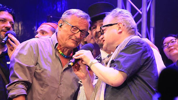 Konstantin Wecker und Heinz Rudolf Kunze  Foto: Matthias Einwag