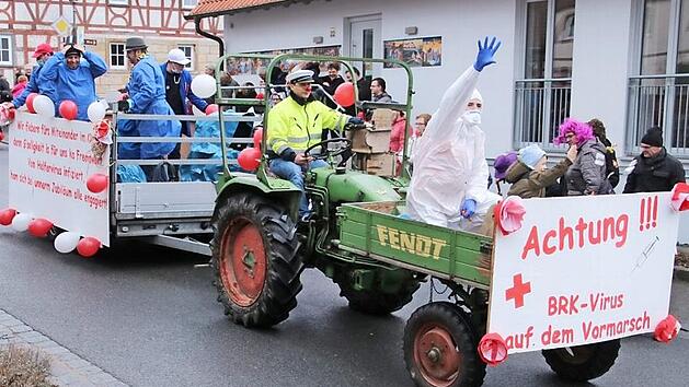 Der Helfervirus hatte die Mitglieder der BRK-Bereitschaft beim 50-jährigen Bestehen im vergangenen Jahr befallen. Fotos: Helmut Will