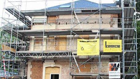 Der Anstoß des Streits: Die Schrickervilla auf dem Gelände der Rückertschule.