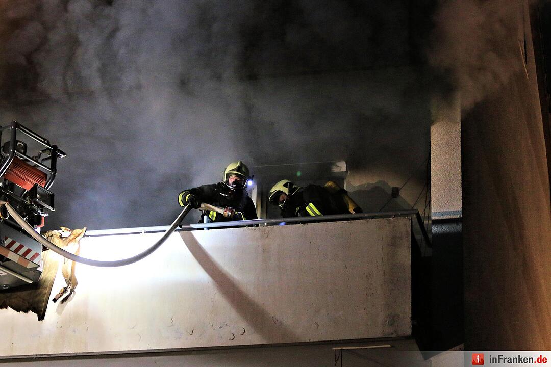 Brand in Mehrfamilienhaus in Memmelsdorf