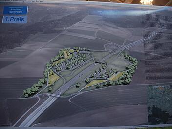 So könnte sich einer der Preisträger im Planungswettbewerb die Rastanlage auf den Langen Bergen vorstellen. Foto: Rainer Lutz