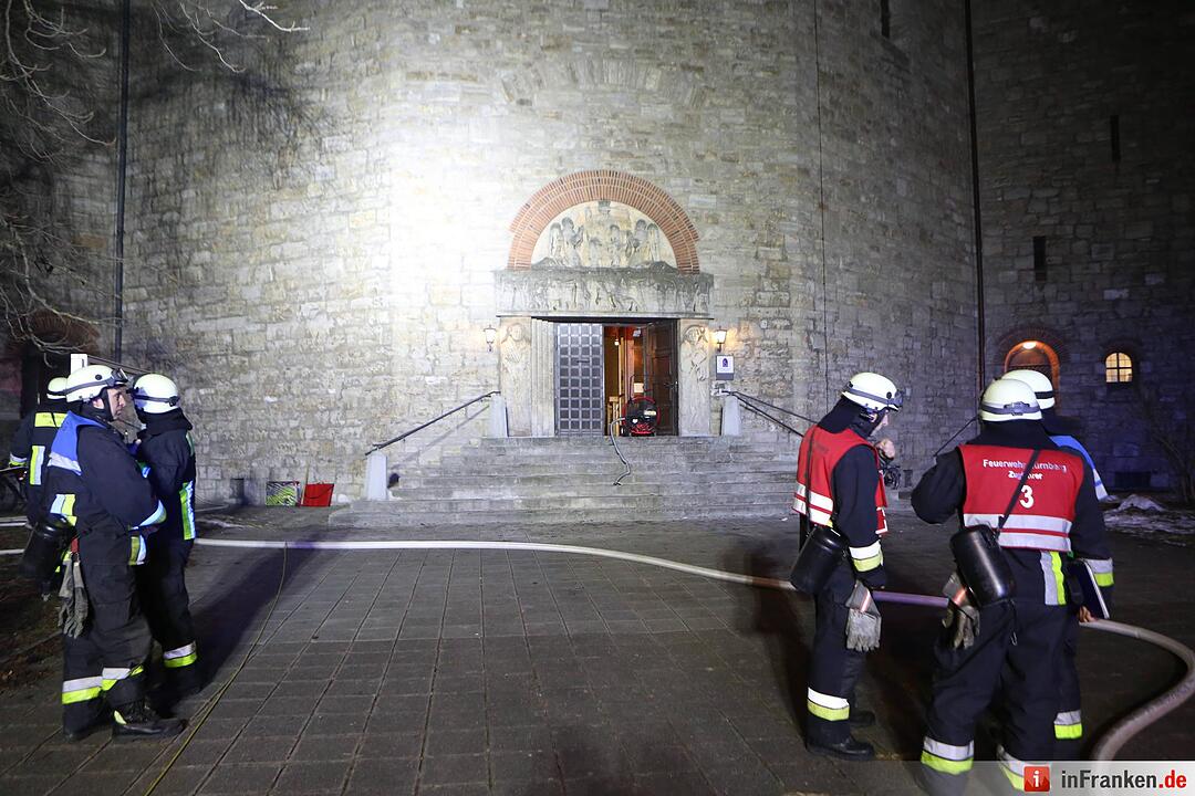Nürnberg: Feuer in Gedächtniskirche löst Einsatz aus