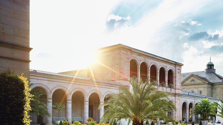 Im Kurgarten von Bad Kissingen werden heuer Fr&uuml;chte dargestellt. Archivfoto: Dominik Marx