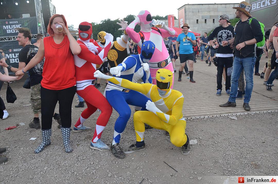 Die schrägsten Outfits bei Rock im Park 2016
