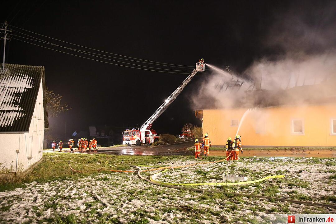 Brand in Kunreuth (Kreis Kulmbach)