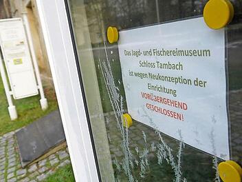 Das Jagd- und Fischereimuseum Tambach ist geschlossen. Das wird sich nach Einschätzung des Zweckverbandes auch nicht ändern, bis der Mietvertrag für die Räume im Tambacher Schloss 2019 ausläuft. Foto: Rainer Lutz