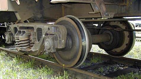 Radsatz der Firma Bochumer Verkehrsbetriebe im Probebetrieb. Foto: p