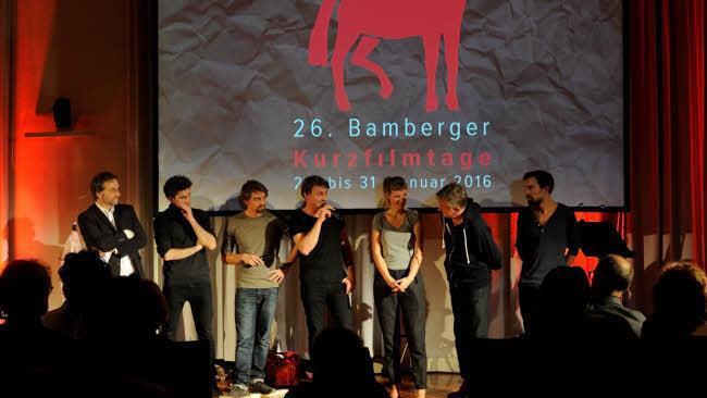 Die Performance-Künstler bei den Kurzfilmtagen Foto: Guido Apel