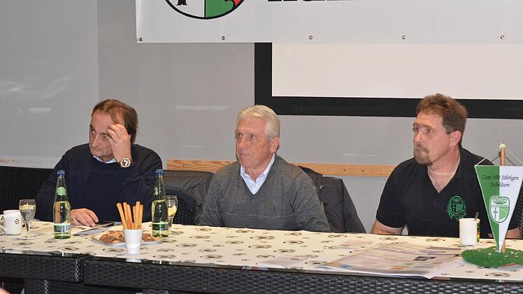 Pressekonferenz des FC Hammelburg mit Klaus Fischer. Foto: Jürgen Schmitt