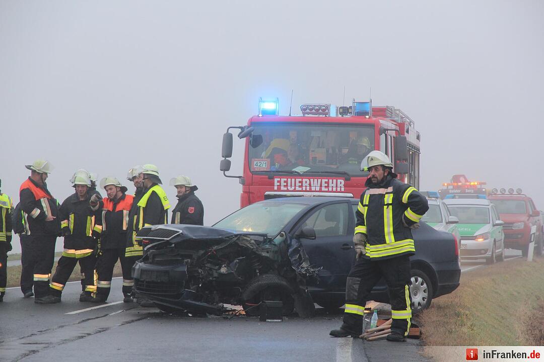Mehrere Verletzte nach Unfall bei Ermershausen