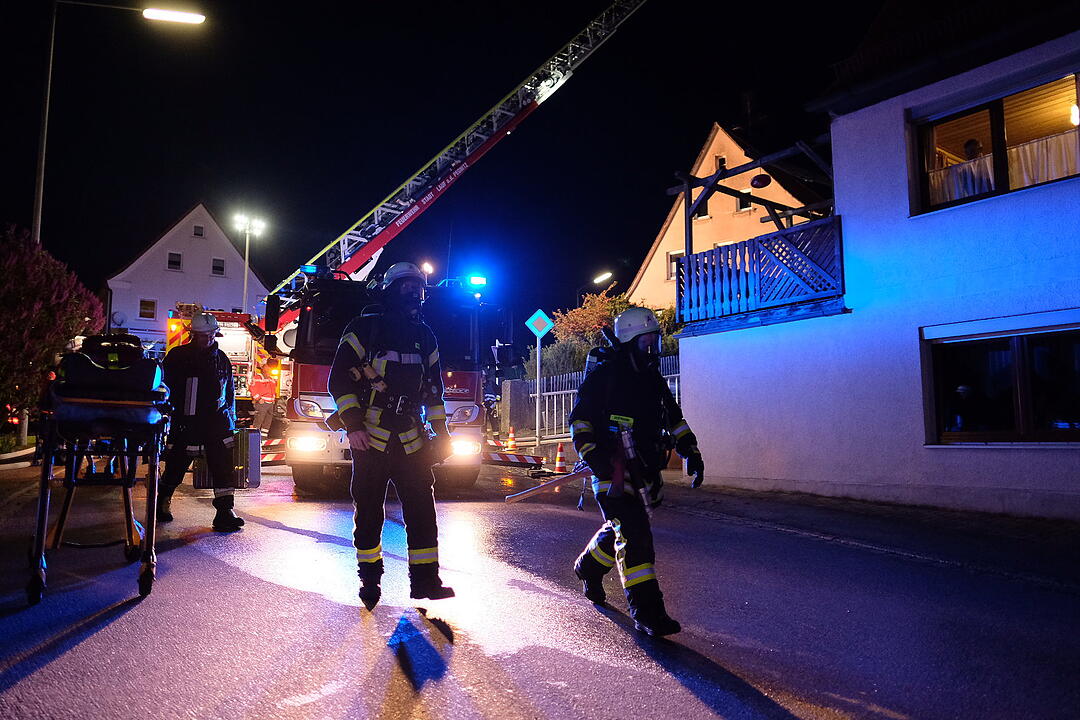 Ein Verletzter bei Brand im Nürnberger Land