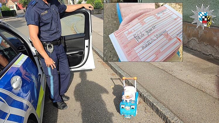 "Falschparker der besonderen Art" - Polizei stellt mündliche Verwarnung aus