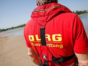 Feuerwehr und DLRG &uuml;ben gemeinsam am Rhein