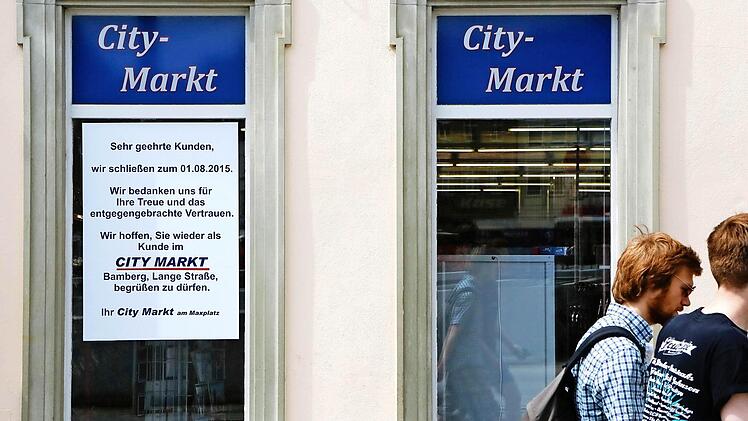 Nur noch bis Freitag hat der City-Markt am Maxplatz geöffnet. Foto: Matthias Hoch