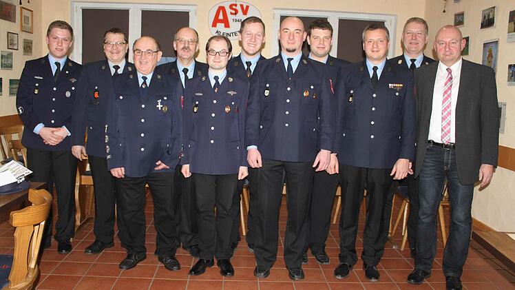 Der Vorstand der Wehr  Foto: Veronika Schadeck