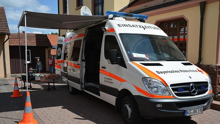 Einsatzfahrzeug zum Ansehen. Foto: Björn Hein