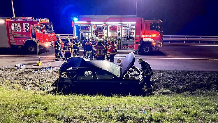 Schwerer Unfall auf A7 im Kreis W&uuml;rzburg