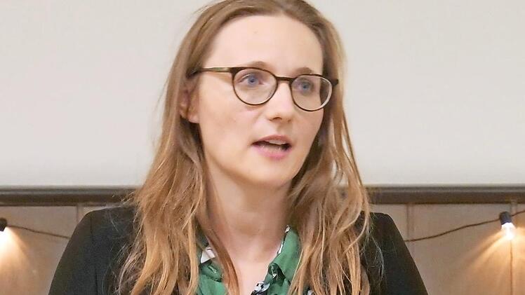 Lisa Badum in der Aufstellungsversammlung  Foto: Lena Knauer