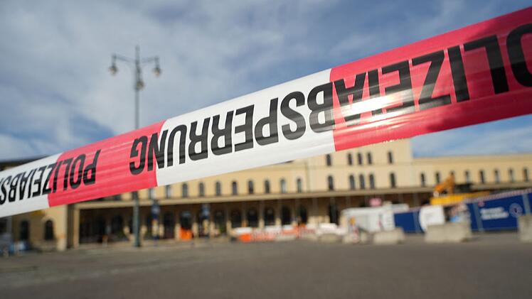 Explosion am Augsburger Hauptbahnhof