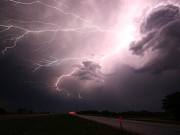 Sommergewitter sind ein häufiges Phänomen.