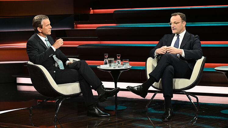 Markus Lanz (links) nahm Ex-Gesundheitsminister Jens Spahn in die Mangel.