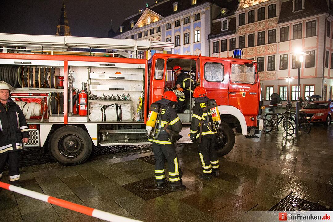 Schwelbrand in Coburger Innenstadt