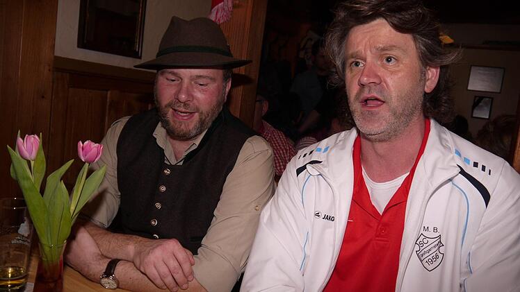 A echte Gaudi: das Wirtshaussingen in Ebersdorf bei Coburg. Foto: Berthold Köhler