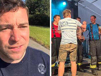 "Dorfrocker" feiern Feuerwehr nach Einsatz - harsche Kritik im Netz