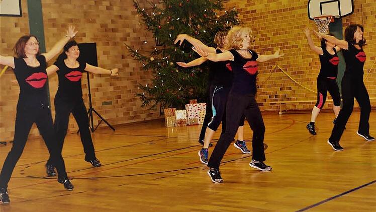 Voll in ihrem Element war die Fitnessgymnastik-Sparte Foto: Gerd Fleischmann