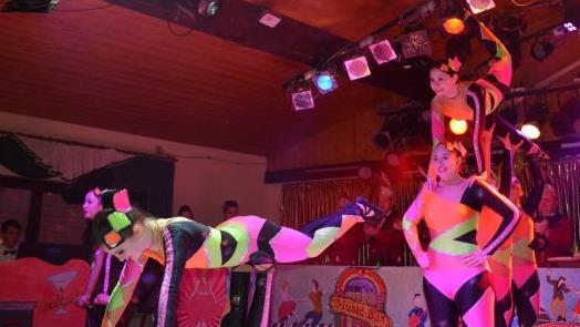 Die "Meefischli" des KCV aus Knetzgau legten in Zell einen fantastischen Gastauftritt hin.