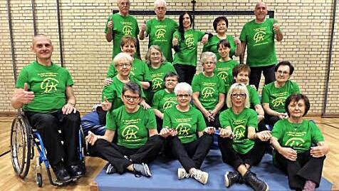Die Teilnehmer der Sportgruppe "Gemeinsam gegen Krebs e.V." Foto: pr
