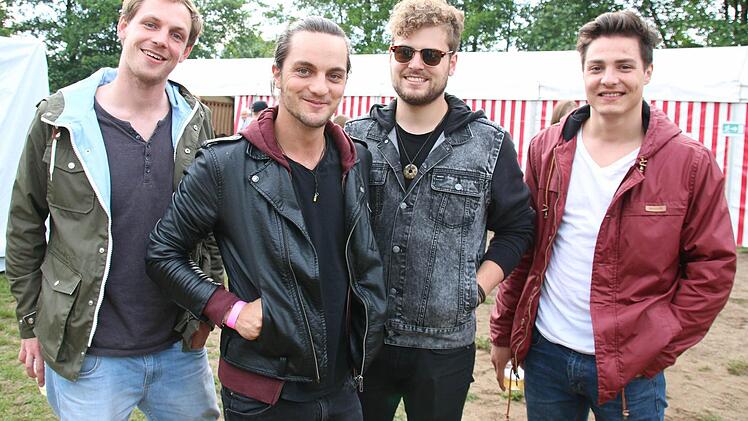 Die weiteste Anreise zum Untermerzbacher Festival hatte die Independent-Rockband "William's Orbit" aus Weiden in der Oberpfalz. Foto: Bettina Knauth