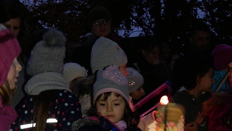 Viel Spaß hatten die Kinder beim Laternelaufen. Foto: Manja von Nida