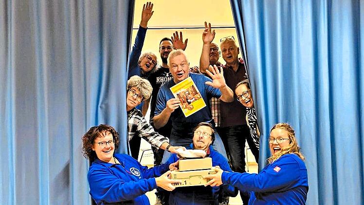 Die Theatergruppe Katzenbach probt derzeit auf Hochtouren. Evi Kaiser