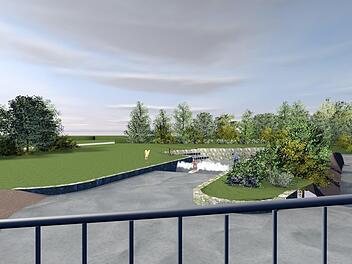 So könnte es bald am Fuchsloch aussehen. Ein ehrenamtlicher Verein setzt sich seit Jahren für eine Surferwelle in Nürnberg ein. Bereits im Herbst 2020 soll das Projekt fertiggestellt werden. Foto: Nürnberger Dauerwelle e.V.