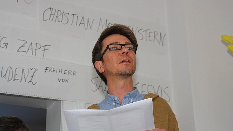 Auftritt im Thurnauer Literatencafé im März 2013