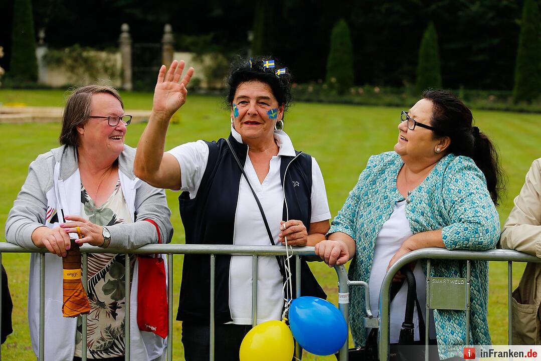 Königin Silvia von Schweden zu Besuch in Franken