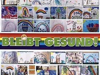 All die kleinen Kunstwerke wurden in einer Collage vereint. Foto: See