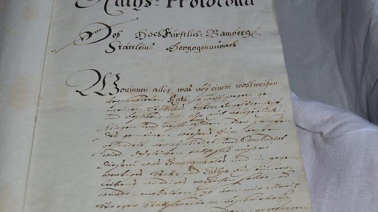 Ein Ratsprotokollbuch aus dem 18. Jahrhundert gab Aufschluss.