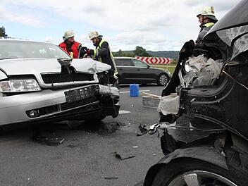 Auf der B89 an der Abzweigung nach Haig gab es am Freitagnachmittag einen Unfall.