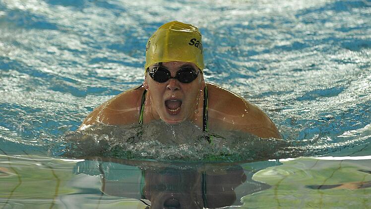 Villa Rodat belegte über die 50 Meter Brust Rang 4 in der AK 40. Foto: Karl Heinz Weber