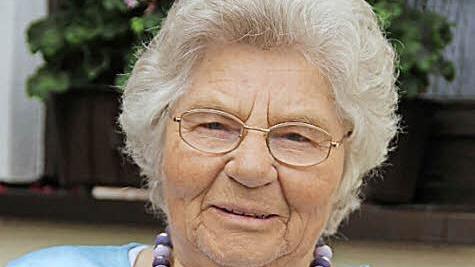Ihren 85. Geburtstag feierte Hildegard Reiche . Foto: Katharina Müller-Sanke