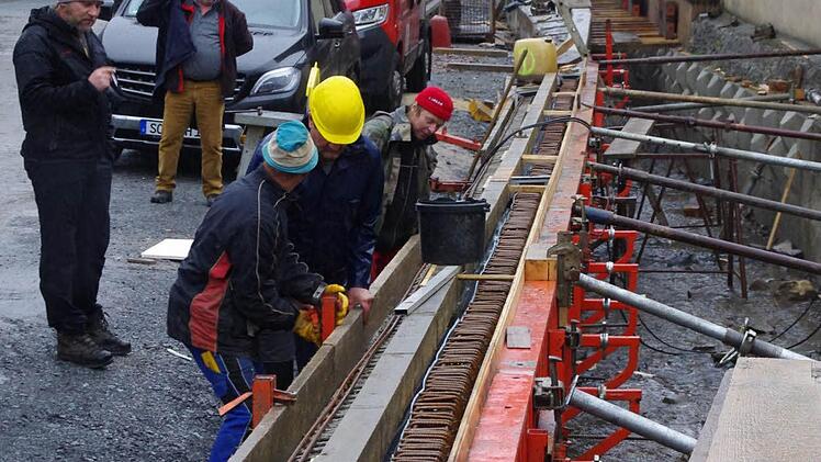 Bauarbeiten in Steinberg. Foto: Marco Meißner